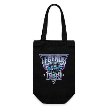 Legends were born in 1999 - Gift Bag for Bottles - black - Front