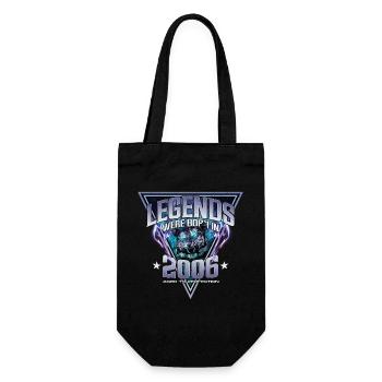 Legends were born in 2006 - Gift Bag for Bottles - black - Front