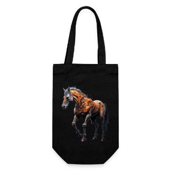 Gruseliges Halloween-partykostüm, Zombie-pferd - Gift Bag for Bottles - black - Front