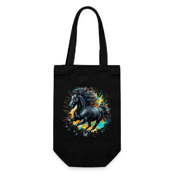 Cheval - Sac à bouteille - noir - Devant