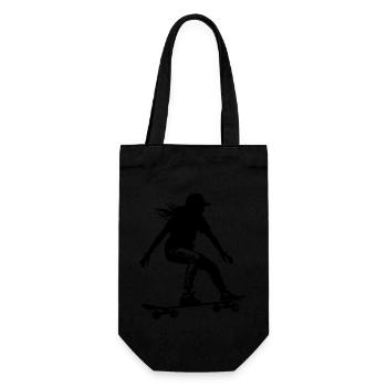 planche à roulettes femme symbole planche à roulettes - Sac à bouteille - noir - Devant