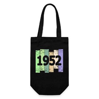 Artwork 1952 - Gift Bag for Bottles - black - Front