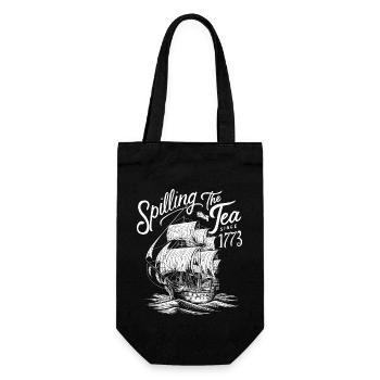 1773 to the present – facts and history - Gift Bag for Bottles - black - Front