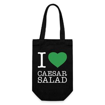 J’ADORE LA SALADE CÉSAR - Sac à bouteille - noir - Devant