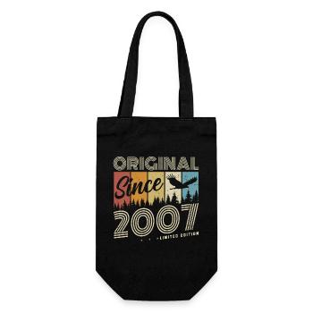 Original depuis 2007 Cadeau d’anniversaire vintage - Sac à bouteille - noir - Devant