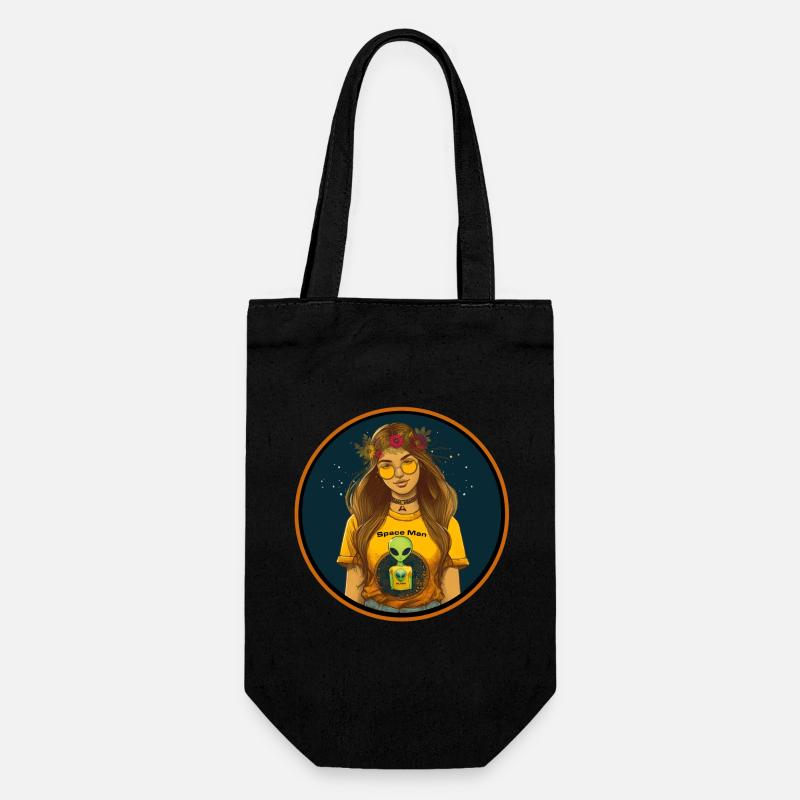 alien industries space cadet - Gift Bag for Bottles - black