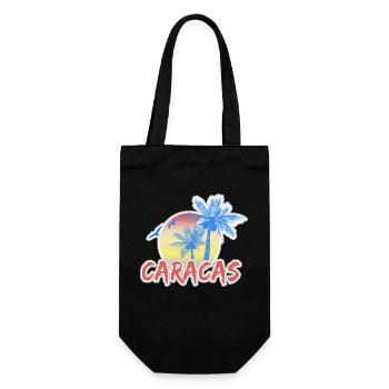 Vacances Caracas - Sac à bouteille - noir - Devant