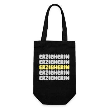 Kindergarten teacher as work - Gift Bag for Bottles - black - Front
