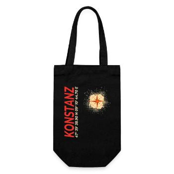 Konstanz - Geschenkbeutel für Flaschen - Schwarz - Vorne