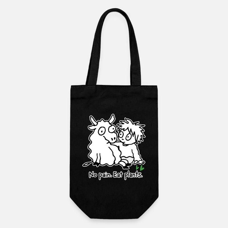Esse Pflanzen - Geschenkbeutel für Flaschen - Schwarz