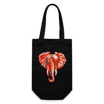 Éléphant - Sac à bouteille - noir - Devant