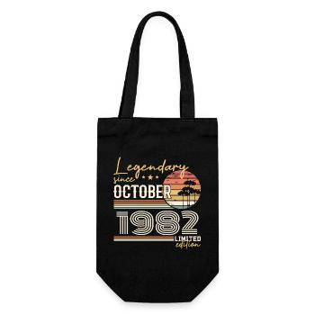 Cadeau Octobre 1982 - Génial Depuis Octobre 1982 - Sac à bouteille - noir - Devant