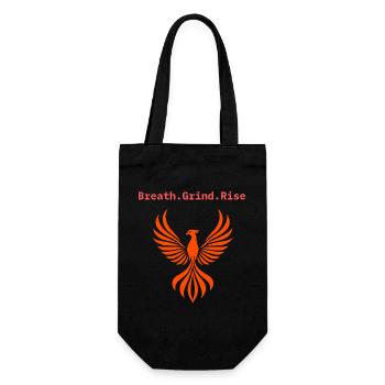 Motivational slogan Sport, Everyday Life, Strength - Gift Bag for Bottles - black - Front