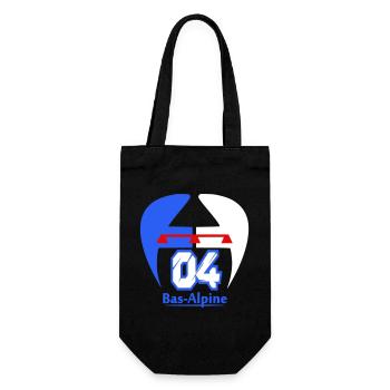 Logo von Bas-Alpine 04 - Geschenkbeutel für Flaschen - Schwarz - Vorne