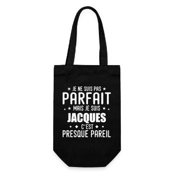 Jacques : authentique, imparfait, top, perfection - Sac à bouteille - noir - Devant