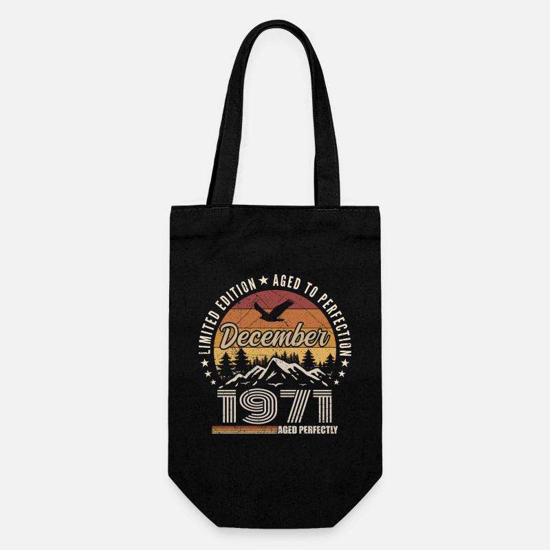 Décembre 1971 Édition Originale Cadeau décembre  - Sac à bouteille - noir