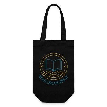 Read. Dream. Try again. - Gift Bag for Bottles - black - Front