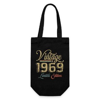 Millésime 1969 Édition limitée Naissance Année 1969 - Sac à bouteille - noir - Devant