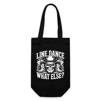 Cowboy en Ligne de Crâne - Sac à bouteille - noir - Devant