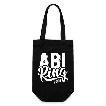 Abi King 2026 - Abitur - Spruch - Sac à bouteille - noir - Devant