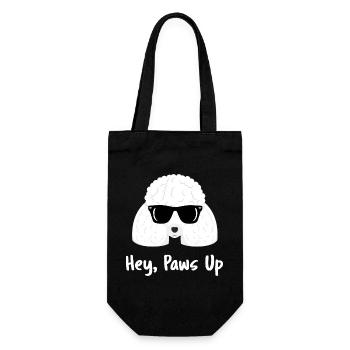 Lunettes de soleil caniche cool Hé, pattes en l’air chien - Sac à bouteille - noir - Devant