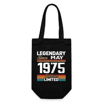 Mai 1975 Vintage Mai 1975 Retro Mai 1975 - Sac à bouteille - noir - Devant