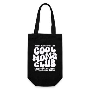 Cadeau des mamans pour la fête des mères - Club des mamans cool - Sac à bouteille - noir - Devant