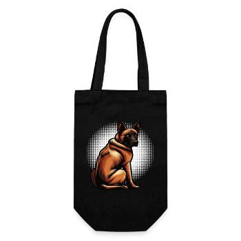 Malinois Belgian Shepherd Malinois Owner - Gift Bag for Bottles - black - Front