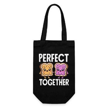 Look Partner Beurre de Cacahuète & Confiture Design - Sac à bouteille - noir - Devant