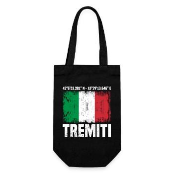 Tremiti Coordinates - Gift Bag for Bottles - black - Front