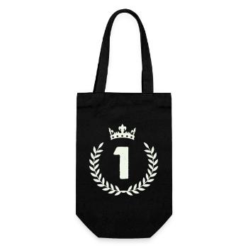 Couronne du gagnant numéro un - Sac à bouteille - noir - Devant