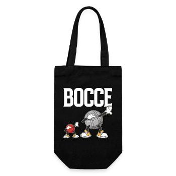 Dabbing Bocce Ball with Jack Bocci Dab Game Bocce - Gift Bag for Bottles - black - Front