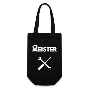Meisterwerk Symbol - Geschenkbeutel für Flaschen - Schwarz - Vorne