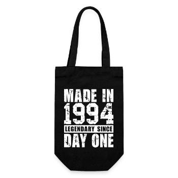 Hergestellt 1994, legendär seit dem ersten Tag - Geschenkbeutel für Flaschen - Schwarz - Vorne