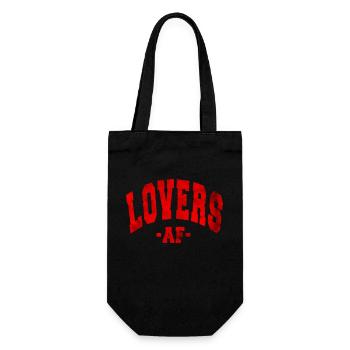 AMOUREUX AF SAINT-VALENTIN EN DISANT FEMMES HOMMES - Sac à bouteille - noir - Devant