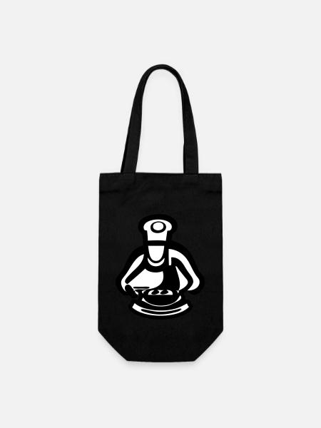 The Master Chef - Gift Bag for Bottles - black