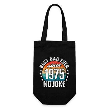 Meilleur père du monde depuis 1975 No Joke - Sac à bouteille - noir - Devant