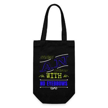 electricians love funny sayings present idea - Gift Bag for Bottles - black - Front