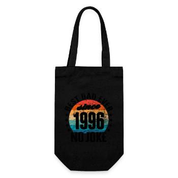 Bester Papa der Welt seit 1996 Vatertag - Geschenkbeutel für Flaschen - Schwarz - Vorne
