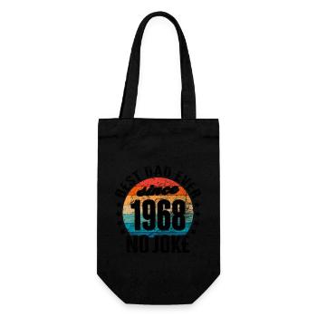 Meilleur papa du monde depuis 1968 Fête des pères Anniversaire - Sac à bouteille - noir - Devant