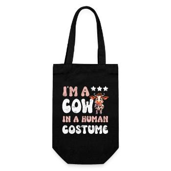 Cow Cows - Gift Bag for Bottles - black - Front