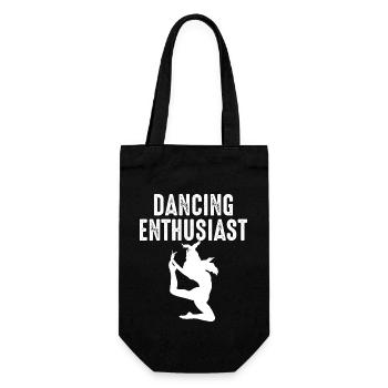 Danse Musique de danse - Sac à bouteille - noir - Devant
