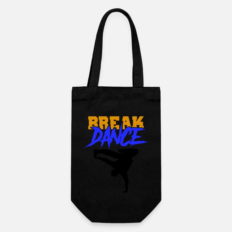 break dance - Geschenkbeutel für Flaschen - Schwarz
