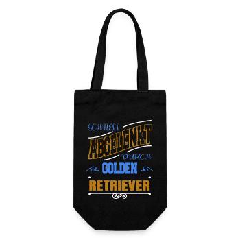 Gift Idea Pet Funny Saying Bull Terrier - Gift Bag for Bottles - black - Front