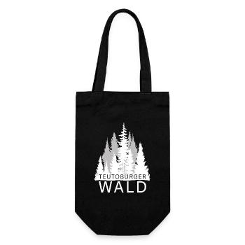 Teutoburger Wald - Geschenkbeutel für Flaschen - Schwarz - Vorne