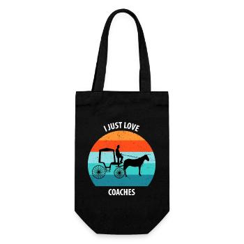 Calèche de cocher Calèche tirée par des chevaux Calèche - Sac à bouteille - noir - Devant