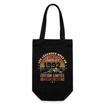 Légendaire depuis Janvier 1992 Vintage Cadeau 1992 - Sac à bouteille - noir - Devant