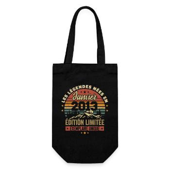Légendaire depuis Janvier 2013 Vintage Cadeau 2013 - Sac à bouteille - noir - Devant