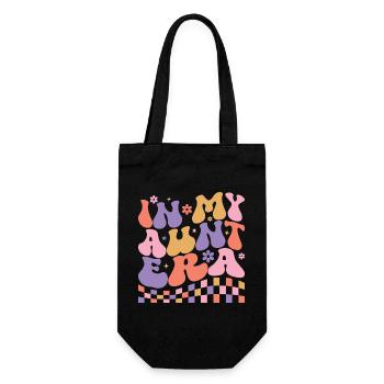 In My Aunt Era Baby Announcement for Aunt Mother's - Sac à bouteille - noir - Devant