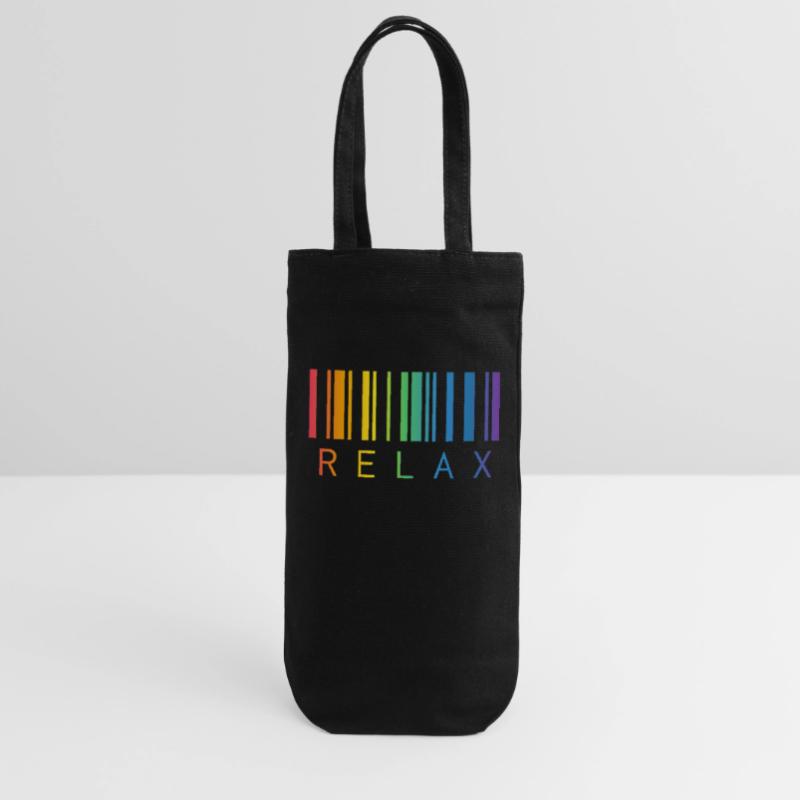 RELAX BARCODE STRICHCODE Geschenkbeutel für Flaschen